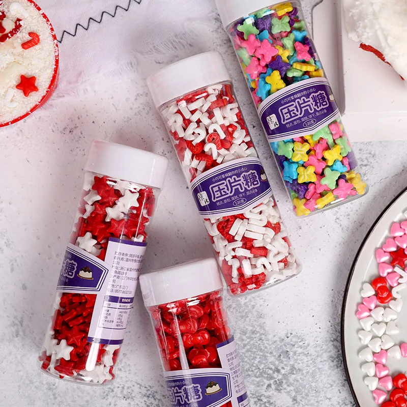 85g Cake Sprinkle Edible Sugar Christmas Colorful Cake Decoration Baking Bakery Tools Food Coloring Sprinkles Ornament Candy