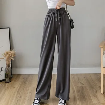 

Sweatpants Women Clothes Pants Streetwear 2020 Summer Fashion Korean Style Wide Leg Harajuku Baggy Black High Waisted Vintage