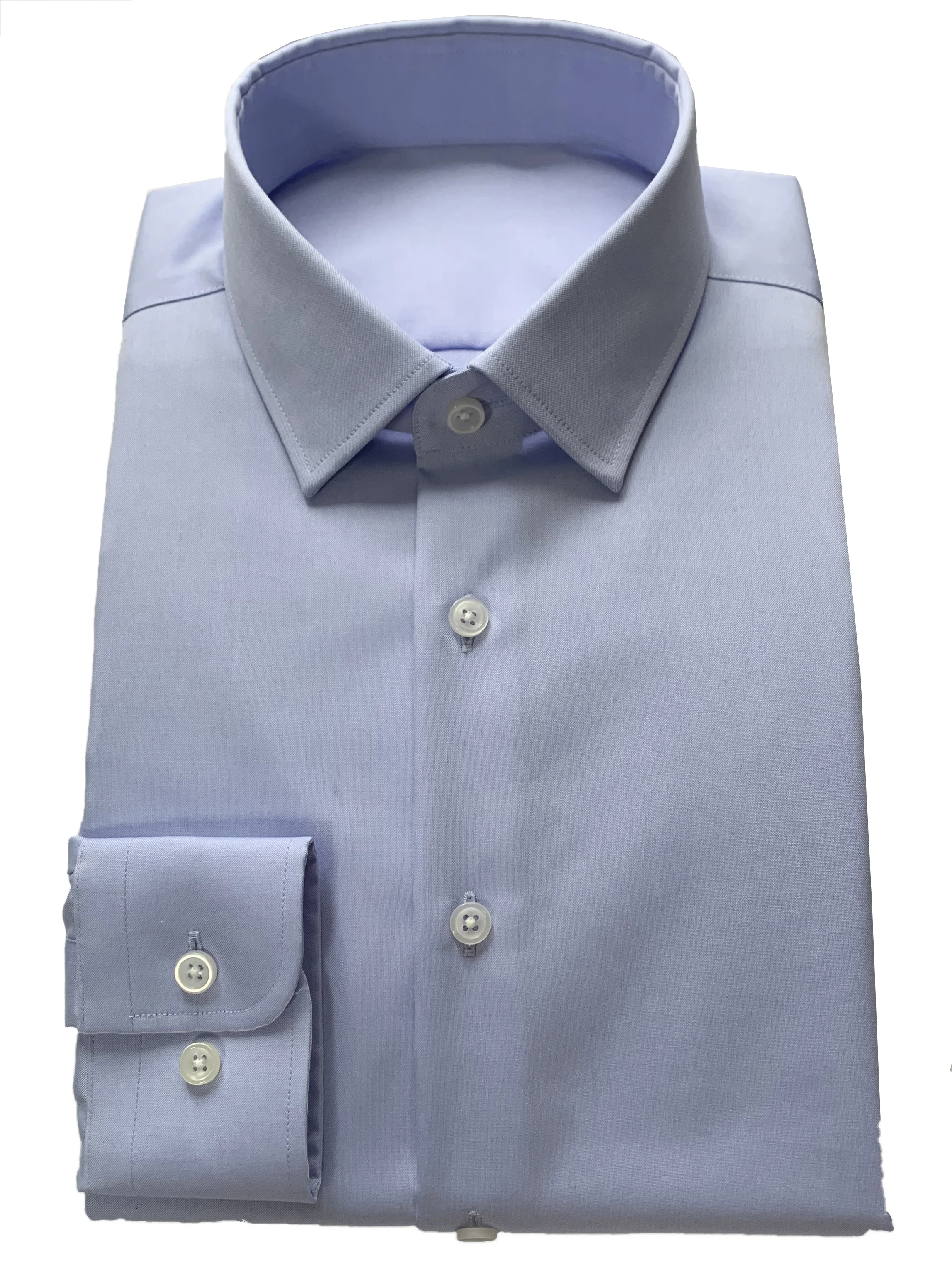 Mens Dress Shirt 80s Two-Ply 100% Cotton Business Wrinkle Resistant Tailored