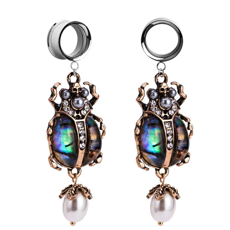 2Pcs Ear Plugs Tunnels Piercing Expander Reamer Gauges Earrings Tunnel