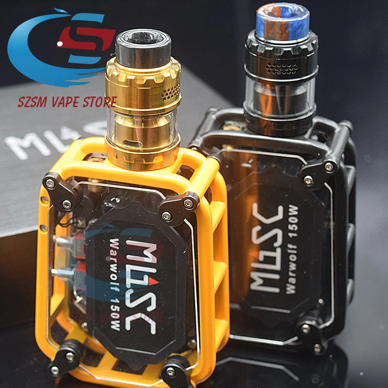 

Original sub two warwolf kit with kylin V2 RTA M RTA Instant large output 3500mAh battery 150w e-cigarette Laser vape box kit
