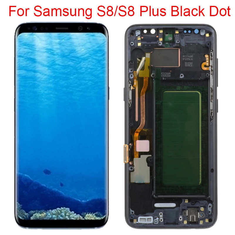 Display para Samsung Tela de Toque Lcd e Quadro Dead Pixel Mais Sm-g955a Digitador Assembléia s8 G950a 1 Dead pixel s8 mais display para samsung