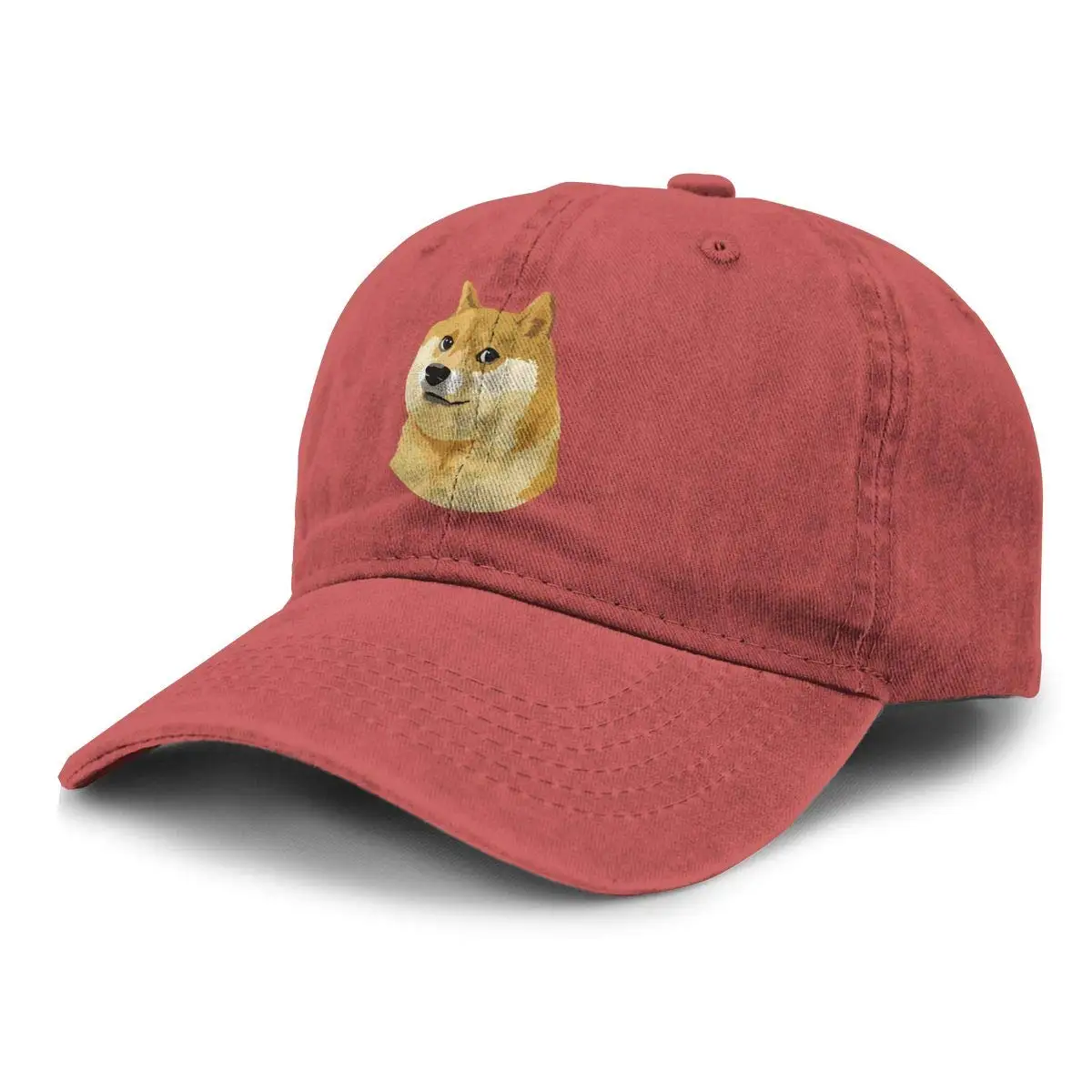 Милая мордочка Doge Meme унисекс взрослая бейсболка ковбойская Кепка Snapback