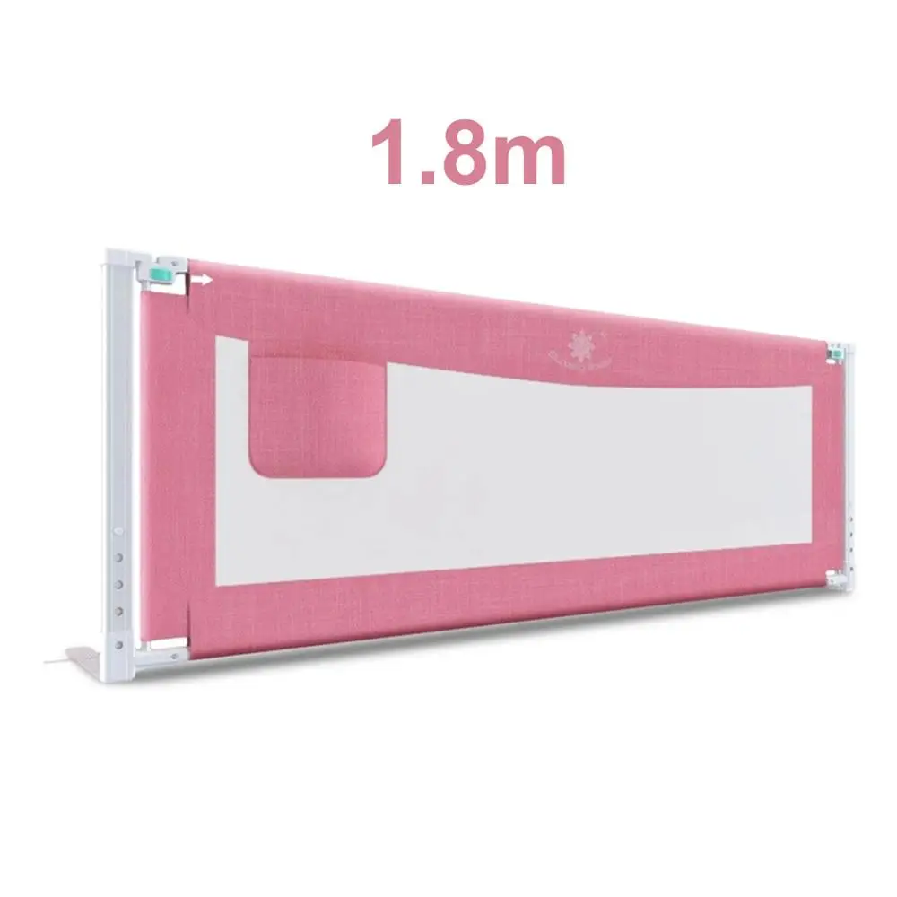 Pink 1.8m Bioby детский забор ворота безопасности многоугольный игровой бассейн рельс кровати для детей Младенцы Дети Постельные принадлежности для детской кроватки барьер 5-уровневая подъемные рельсы - Цвет: Pink 1.8m
