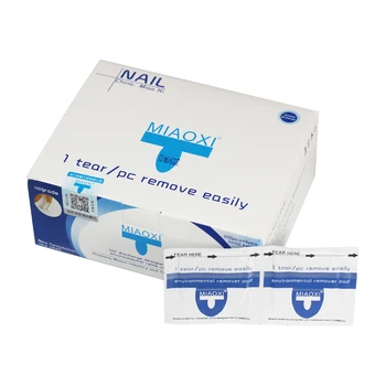 

200 pcs Disposable Phototherapy Nail Polish Adhesive Tin Foil Unloading Bag Remover Unloading Towel Health Nail Supplies