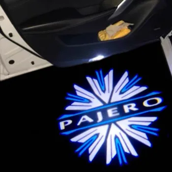 

LED Car Door Ghost Shadow Welcome Light For Mitsubishi PAJERO 4 2 3 V33 V87 V93 V97 Grandis Logo Projecto Decorative accessories
