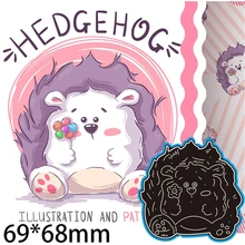 Aliexpress - Hedgehog Metal Cutting Dies Stencil Scrapbooking DIY Album Stamp Paper Card Mold Embossing Decoration Craft