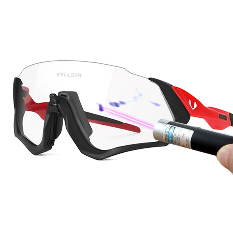 

Bicycle Photochromic Sunglasses Base Flight Outdoor Sports Cycling Eyewear Gafas Mountain Bike Riding Fishing race Color Goggles