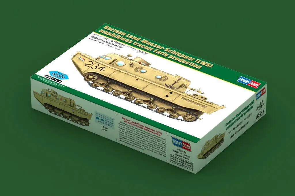 Модель Hobbyboss 1/72 82918 комплект ранней модели для трактора земли васера |