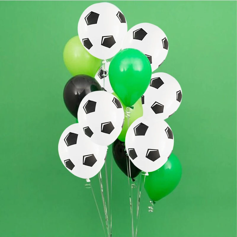 12 GLOBOS FUTBOL LATEX