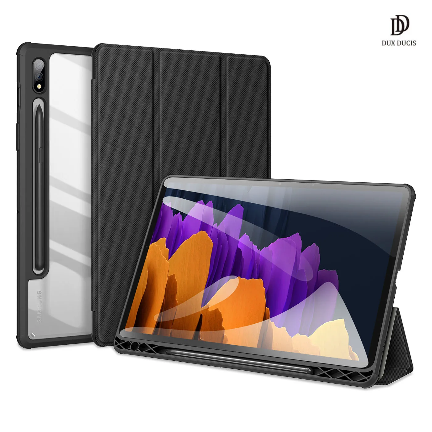 Кожаный чехол для планшета Samsung Galaxy Tab S7 S8 S6 Lite S7FE/S7 Plus Ultra DD Тоби Series умный