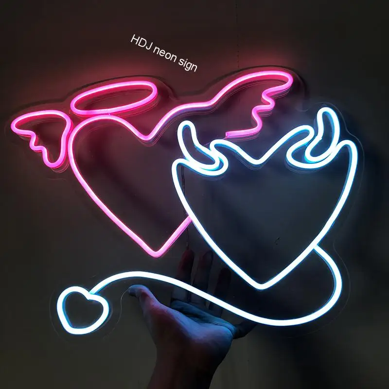 Custom Logo Led Neon Sign Duivel En 