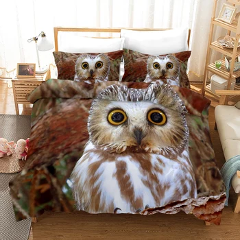 

Yi chu xin 3d animal print bedding set queen size duvet cover set comforter sets quilt cover and pillowcase bed sets