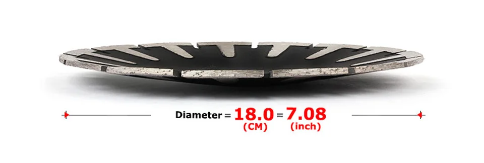 ZL-HB04 T 180mm 7 inch Circular Saw Blade For Concrete Cutting