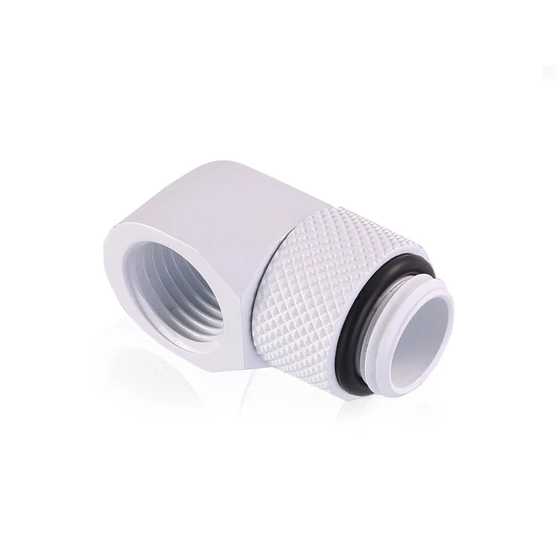 Angled 360 Adaptador Rotativo Cotovelo Computador Refrigeração a Água Acessórios de Tubo Rígido Prata Preto Ouro Branco g1 B-rd90-x Bykski-90 - Imagem 5