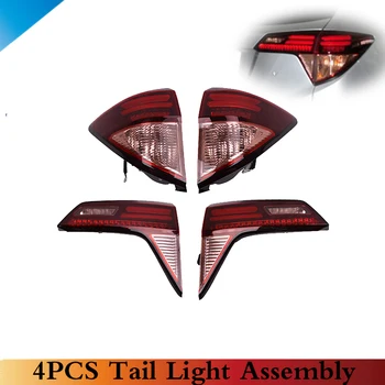 

CAPQX 4PCS Rear taillamps LED lamp 33502-T7A-H11 33552-T7A-H11 34150-T7A-H11 34100-T7A-H11 For VEZEL HRV 1.8L 2014 2015 2016