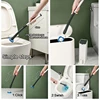 Bathroom Disposable Cleaning Toilet Brush Long Handle No Dead Angle Cleaning Brush Replacement Brush Head Cleaning Tool ► Photo 3/6