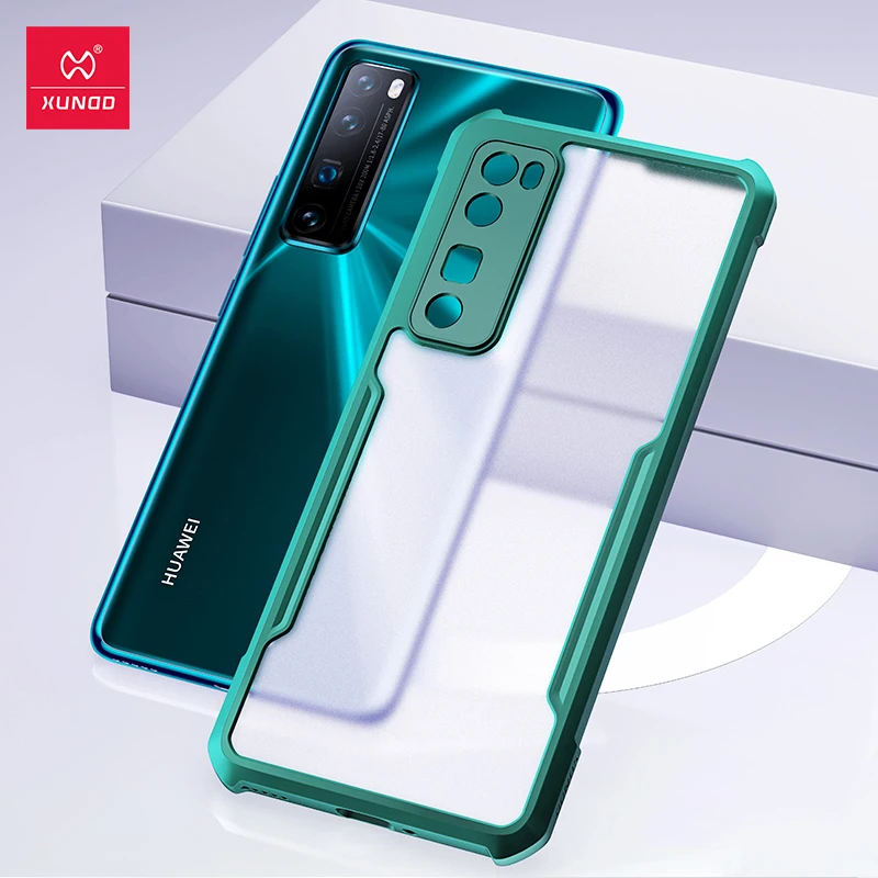Чехол для Huawei Nova 7 Pro противоударный защитный чехол перчатка прозрачный Модный 7i SE