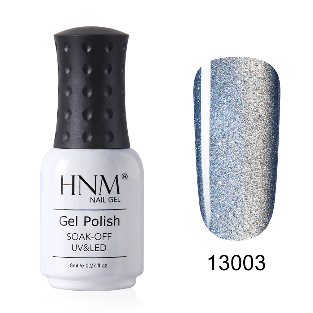 HNM 5D Гель-лак для ногтей кошачий глаз, грунтовка, замачиваемый УФ-светодиодный Гибридный лак для тиснения, лак для лака, Полуперманентная краска, 8 мл - Цвет: 13003