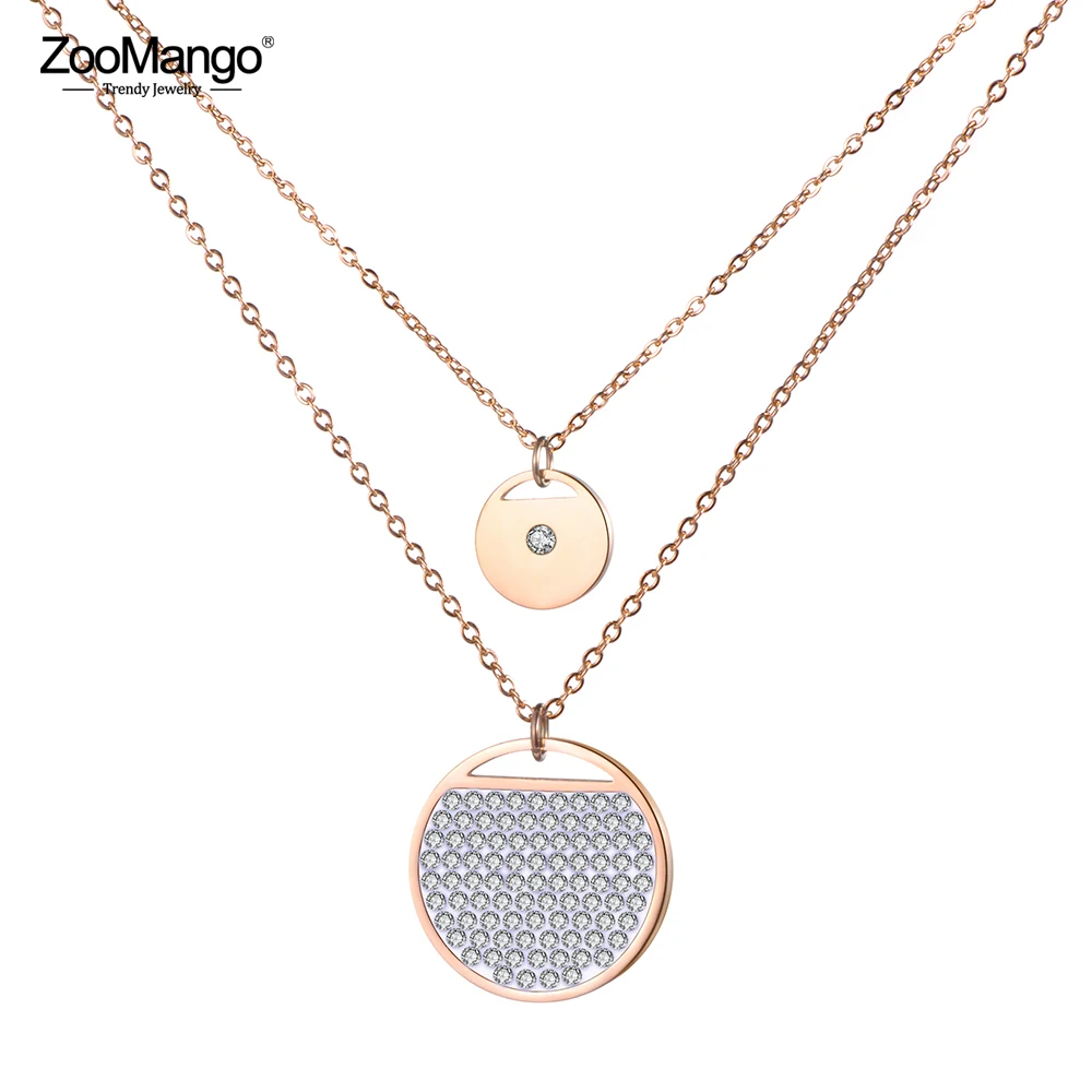 ZooMango модные богемные ожерелья из нержавеющей стали с подвесками ювелирные