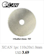 XCAN 1 шт. диаметр 100 мм зубы 108 Z высокоскоростной стальной пильный диск деревообрабатывающий пильный диск для резки металла режущая пила