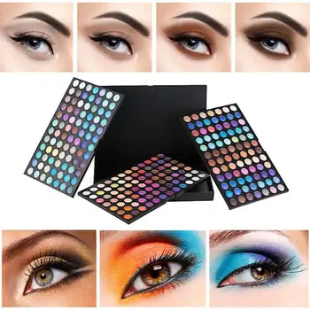 

252 Color Eyeshadows Pearlescent Matt Earth Color Eyeshadow Three Layers Palette Shimmer And Matte Eyeshadow Cosmetic Palette