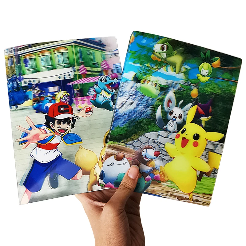 240PCS 3D Pokemon Cards Album Anime Book Cartoon TAKARA TOMY Game Card VMAX GX EX Holder Collection Folder Toy Christmas Gift | Игрушки и