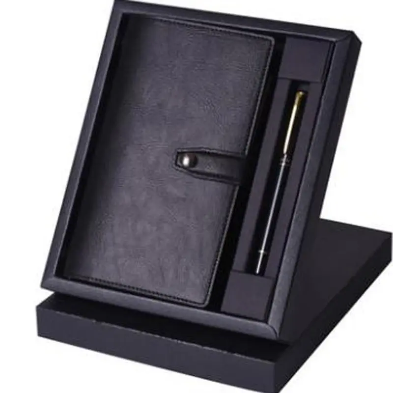 Black With Pen Fromthenon винтажная записная книжка для путешественников дневник блокнот из искусственной кожи спиральная записная книжка бумажные журналы планирования школьные канцелярские принадлежности подарок - Цвет: Black With Pen