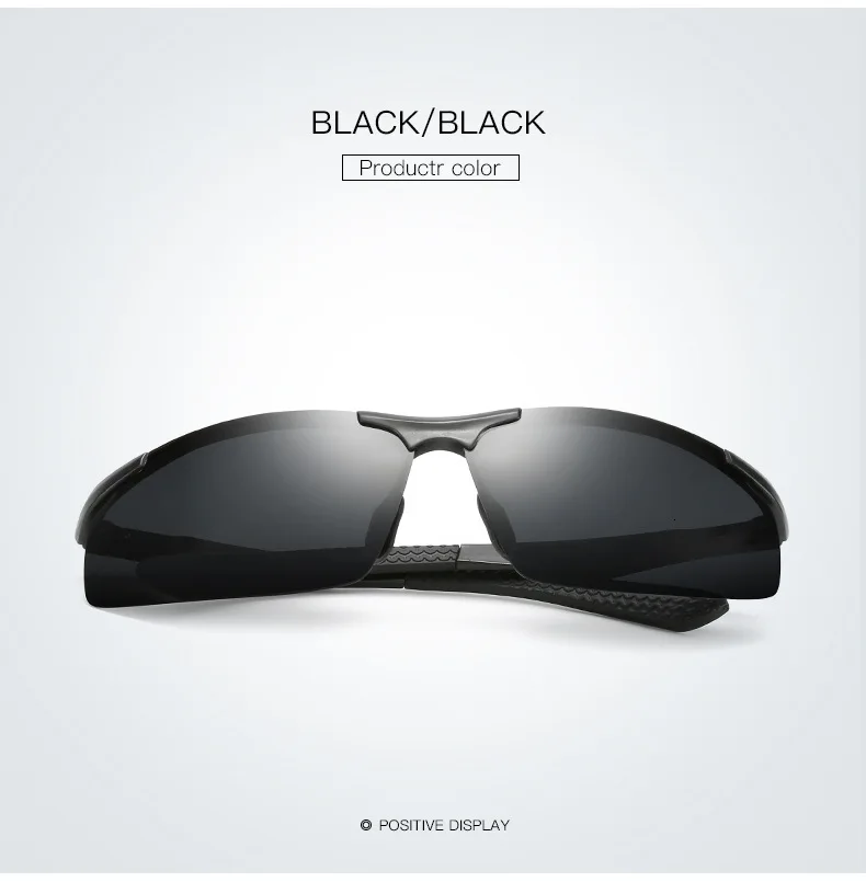 SHARK SAIL Polarized Sunglasses Men Retro Sunglasses Mirror Anti-glare Driver's Sun Glasses For Men Lunette De Soleil Eyewear