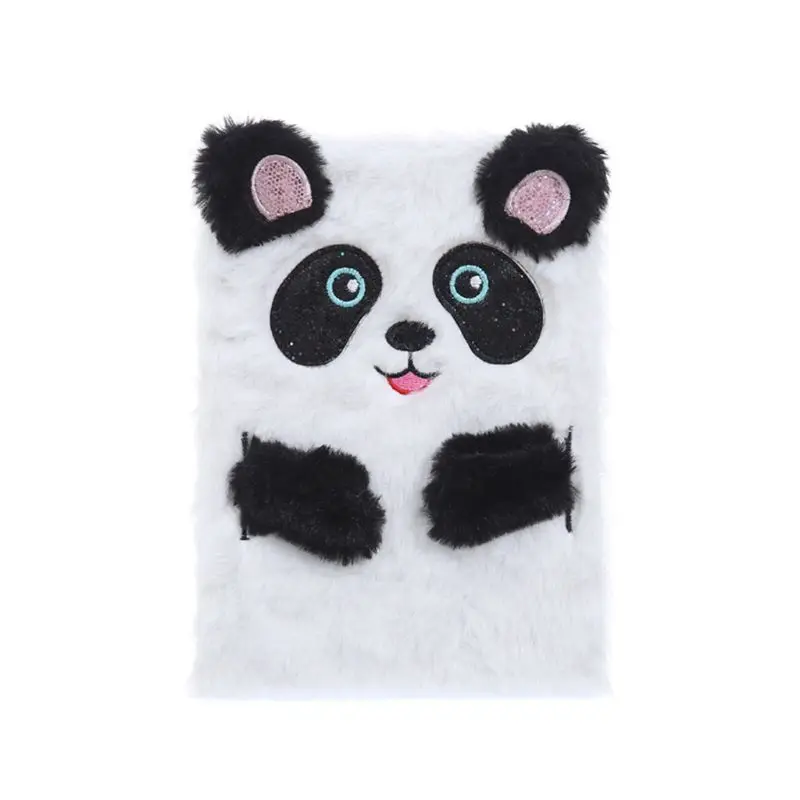 

Plush Cartoon Notebook Animal Shape Cute Diary Book Notepad Paper Pocket Gifts