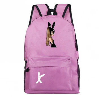

16 Inch Men Women Ariana Grande Backpack Teens Schoolbag Students Bookbag Child Rucksack Boys Girls Travel Bag Festival Gift
