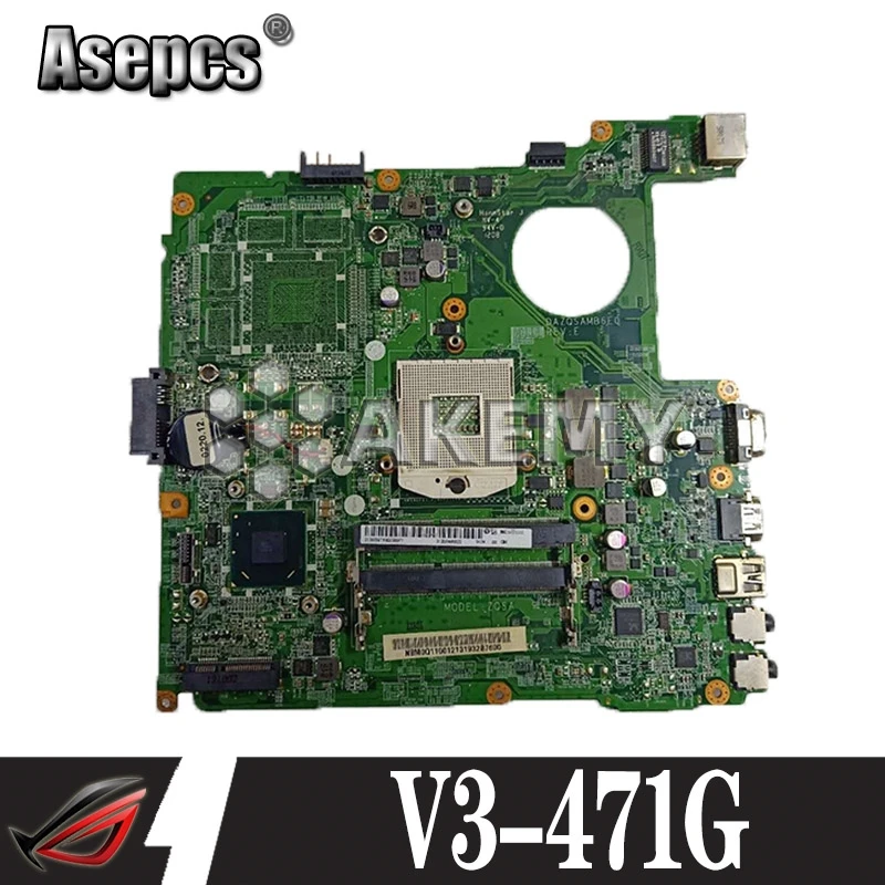 V3-471 DAZQSAMB6E1 материнская плата для For Acer Aspire E1-431 E1-471 ноутбука HM77 оригинальная