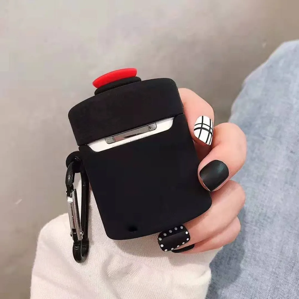 Череп Скелет яд карабин мягкий чехол для AirPods чехол