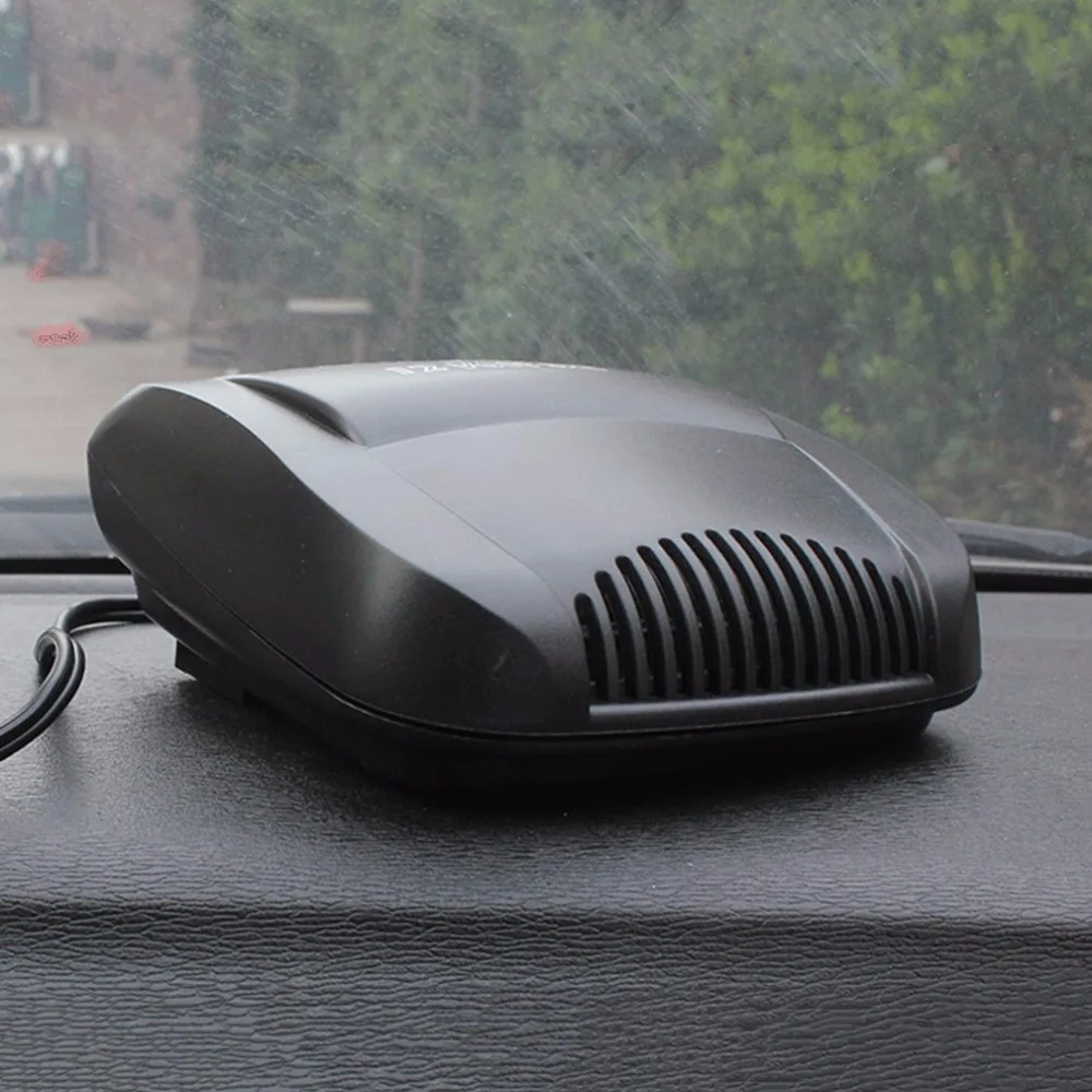 NewDC12V 150 Вт Авто Обогреватель Вентилятор черный прикуриватель питание размороженный запотевающий автомобильный обогреватель теплее охлаждающий вентилятор Простая установка