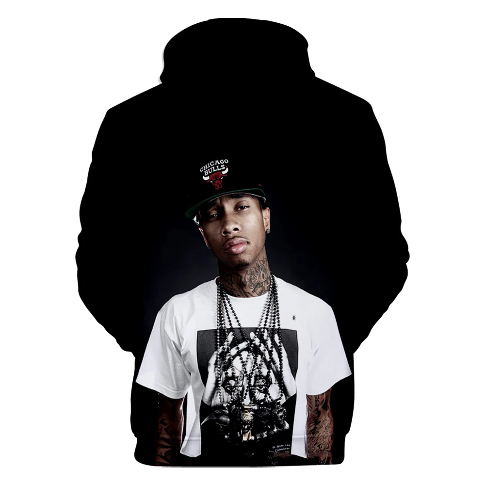 Tyga 3D толстовки с принтом женские/мужские толстовки с капюшоном и длинным рукавом Лидер продаж Популярные уличные толстовки на заказ