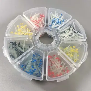 

200Pcs Dental Fiber Post Glass Quartz Teeth Restorative 1.2mm 1.4mm 1.6mm 1.8mm Posts Materials Teeth Restorative Plated Screw