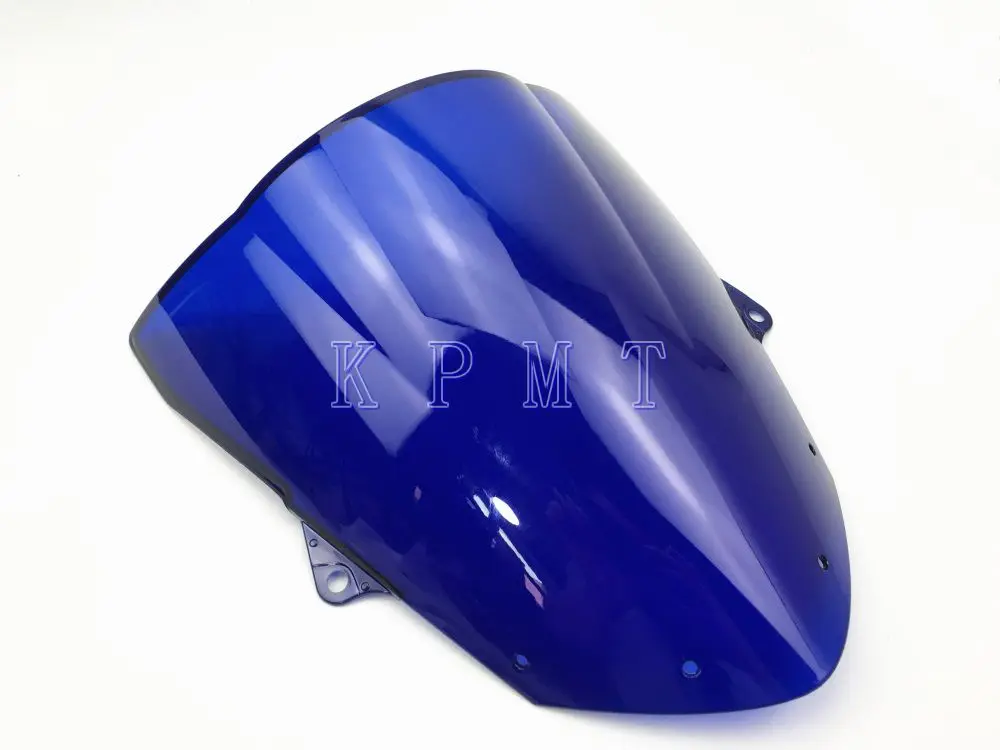 Для Kawasaki ZX6R 2009 2010 2011 2012 2013 2014 2015 ZX 6R 636 10R 2008 ветровое стекло с двойным пузырьком| |