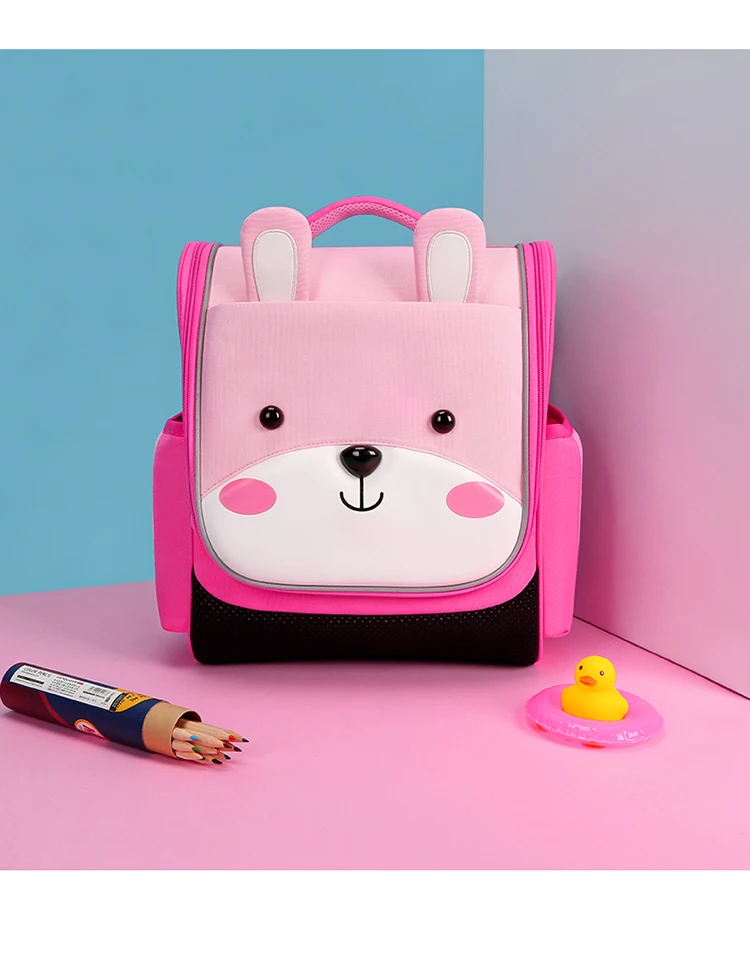 pink Рюкзаки для школы, подростков, водонепроницаемый рюкзак для начальной ортопедической школы, школьные сумки для книг, вместительные сумки для детей 6-12 лет - Color: pink