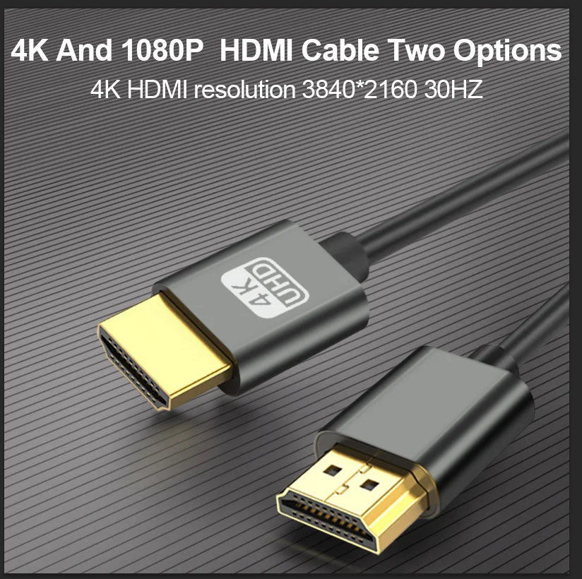

HDMI 4K 1080P 2.0 Cable 4K@30Hz HDR ARC Ethernet Video for HDTV Splitte Switcher 1080P 3D HD for TV PS4 NS Projector Amplifier