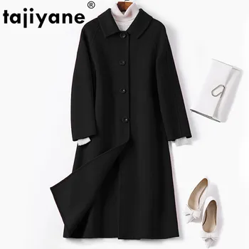 

Long Wool Coat Women Clothes 2020 Spring Autumn Coat Female Black Korean Vintage Coats Outwear Jacket Abrigo Mujer 18997 ZT2519