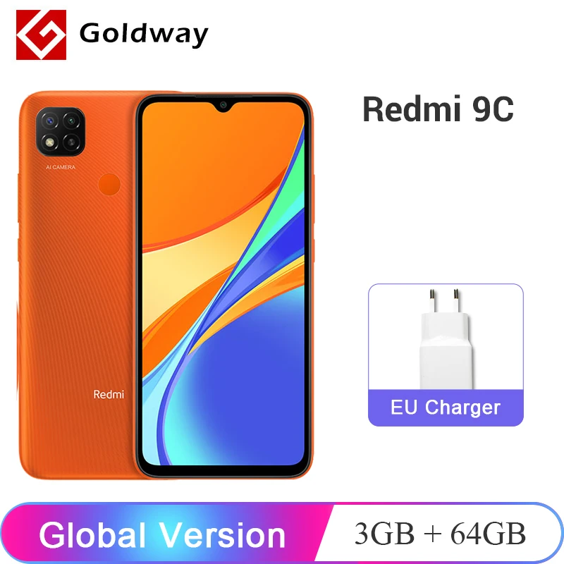 Глобальная версия Xiaomi Redmi 9C 9 C пикселей 3 Гб оперативной памяти 64 ГБ ROM мобильный
