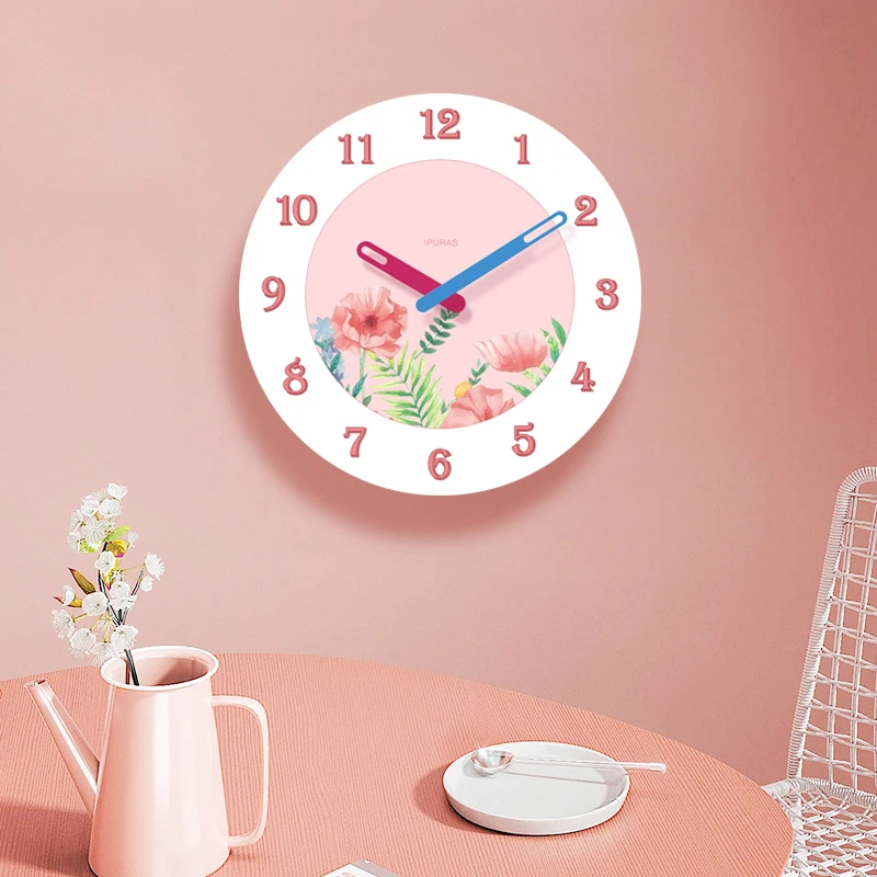 Индивидуальные настенные часы акриловые бесшумные односторонние игольчатые