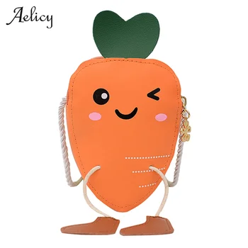 

Cute Cartoon Radish Messenger Crossbody Bag Shoulder Bags Handbags Small Shape Shoulder Bags Crossbody