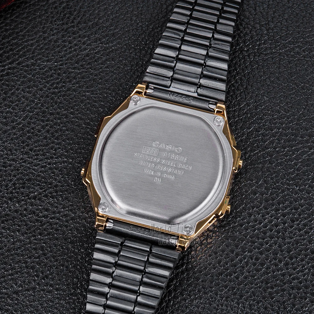 Casio часы золотые мужчины лучший бренд класса люкс LED цифровые водонепроницаемые