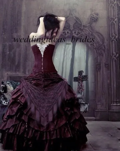 Gothic corset ball gowns Clearance