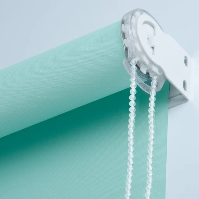 $US $22.10  Beige Blackout Roller Blinds Curtain Drill System Office Kitchen Bed Room Solid Full Shade Window B