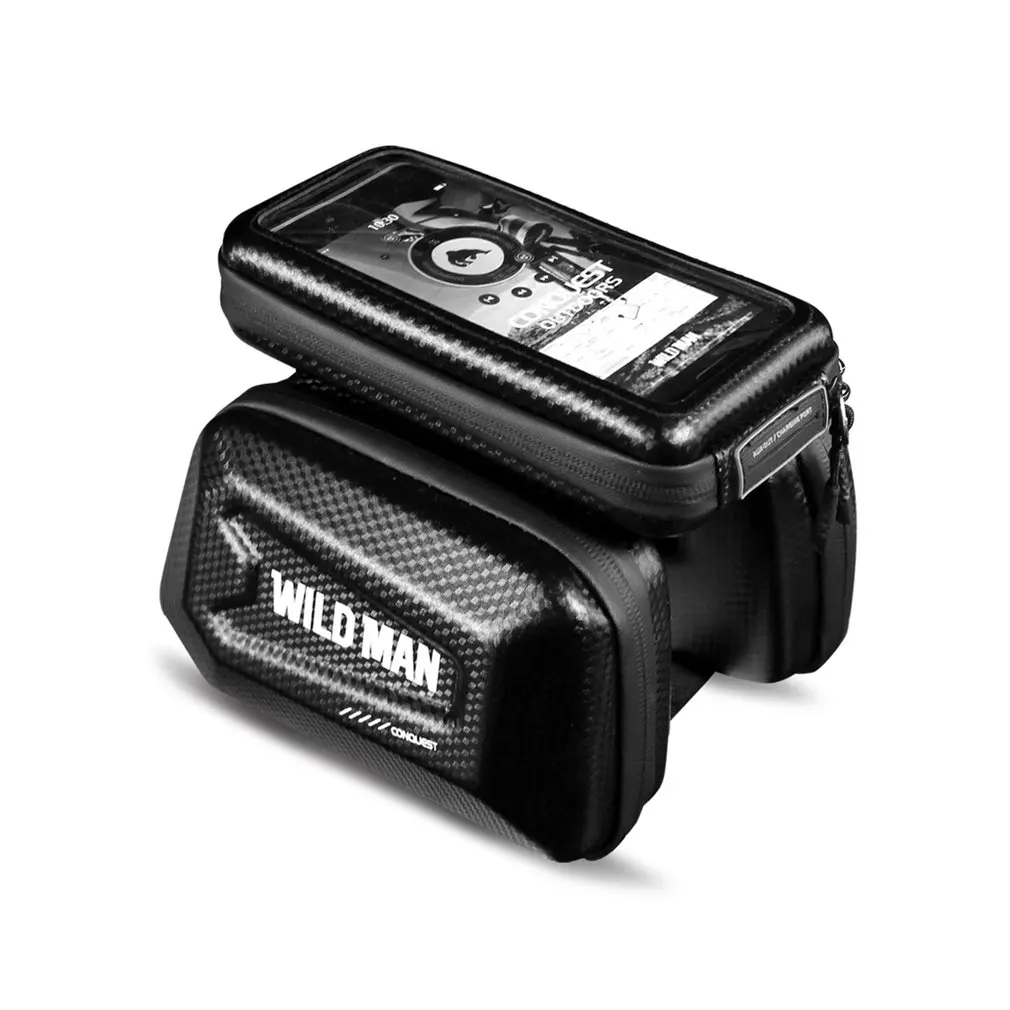 E6S велосипедная сумка для мобильного телефона с сенсорным экраном Mtb Дорожная сумка для ремонта велосипеда жесткая оболочка против давления непромокаемая сумка