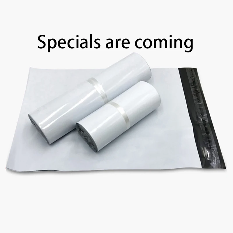 Light Gray Courier Bag 5pcs Selfseal Mailbag Plastic Poly Mailing