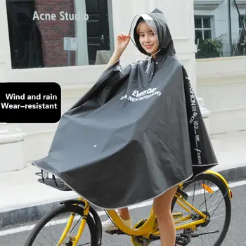 

Waterproof Rainwear Adult Unisex EVA Raincoat Hooded Raincoat Convenient Rain Coat Hood Cycling Bicycle Bike Raincoat