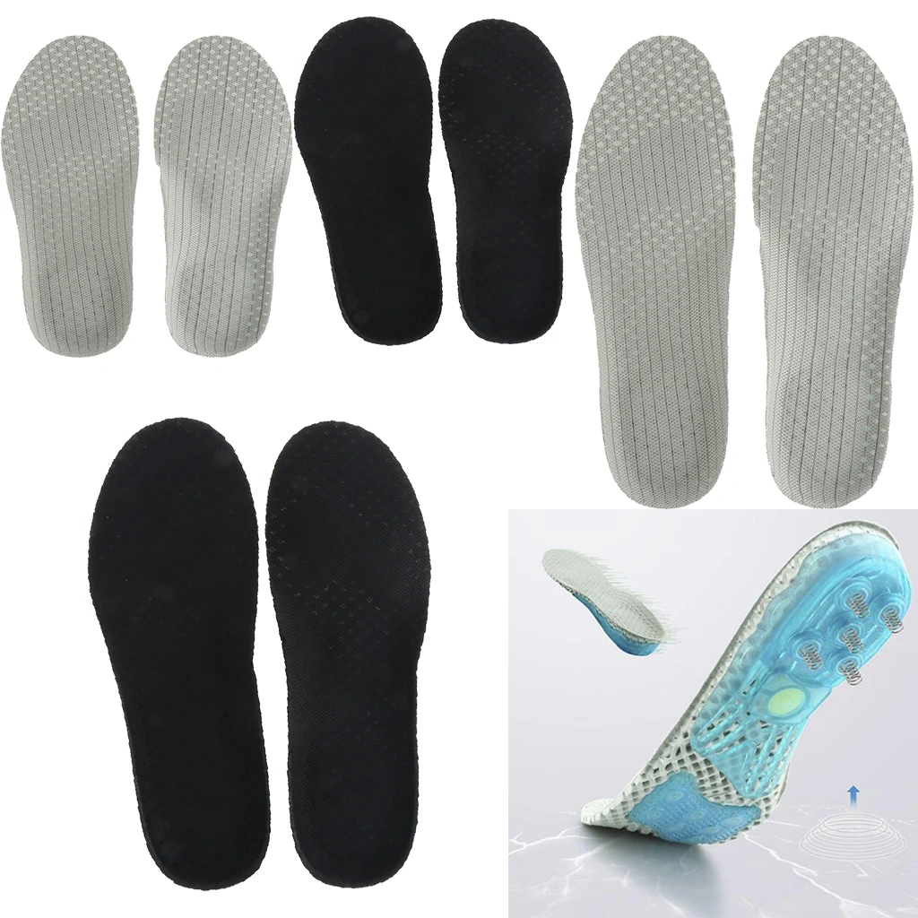 1 Pair Anti Deodorant Orthotic Sports Running Shoes Cushion Insoles Arch Support